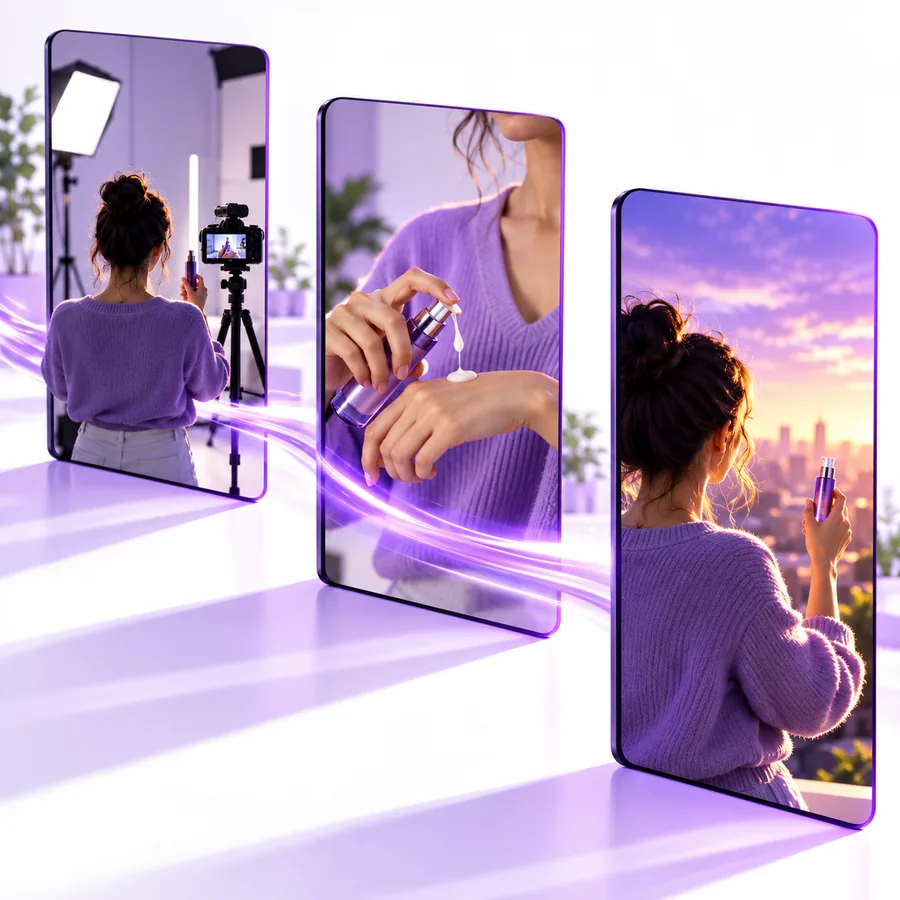 Vidnoz feature imagery representing a video creation scene